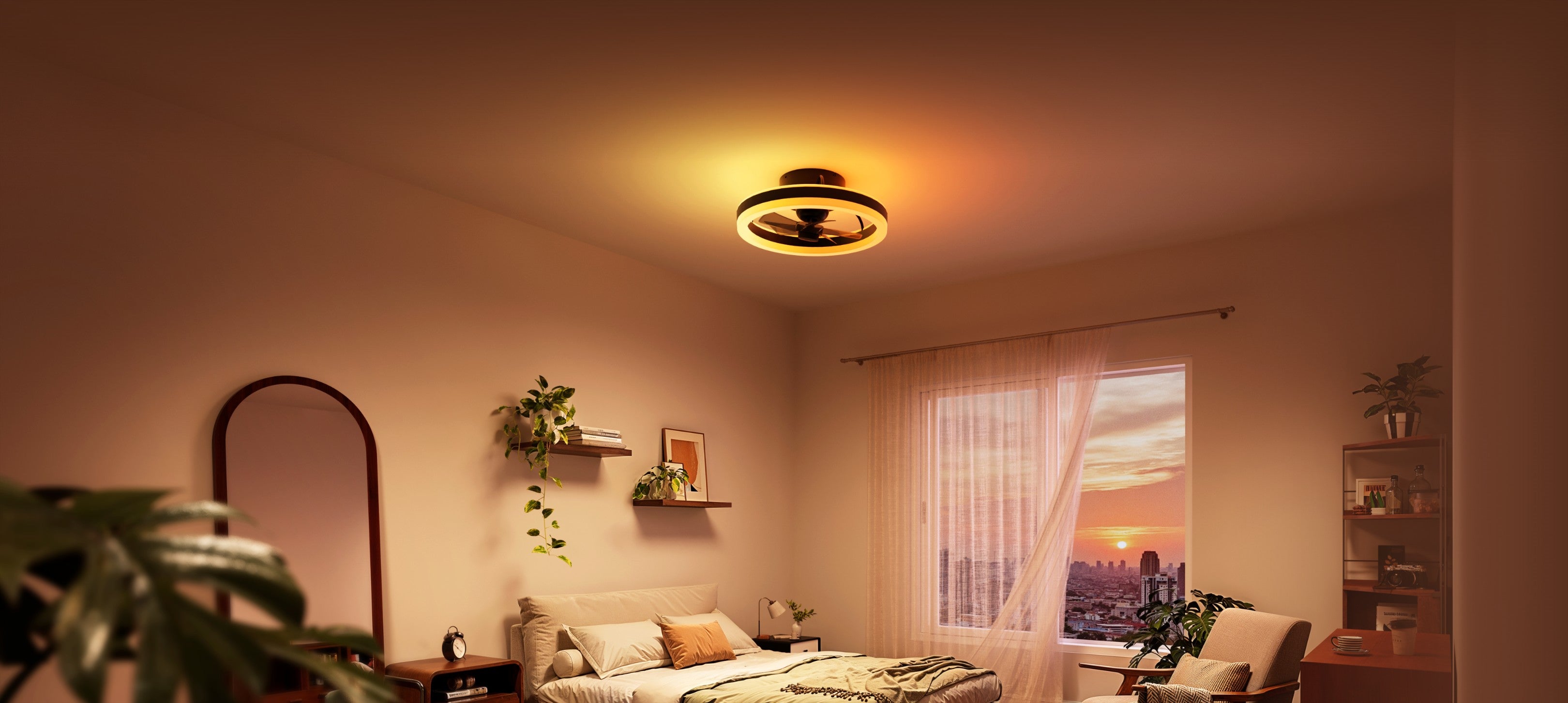 Ventilador de techo Govee de 20 pulgadas con iluminación