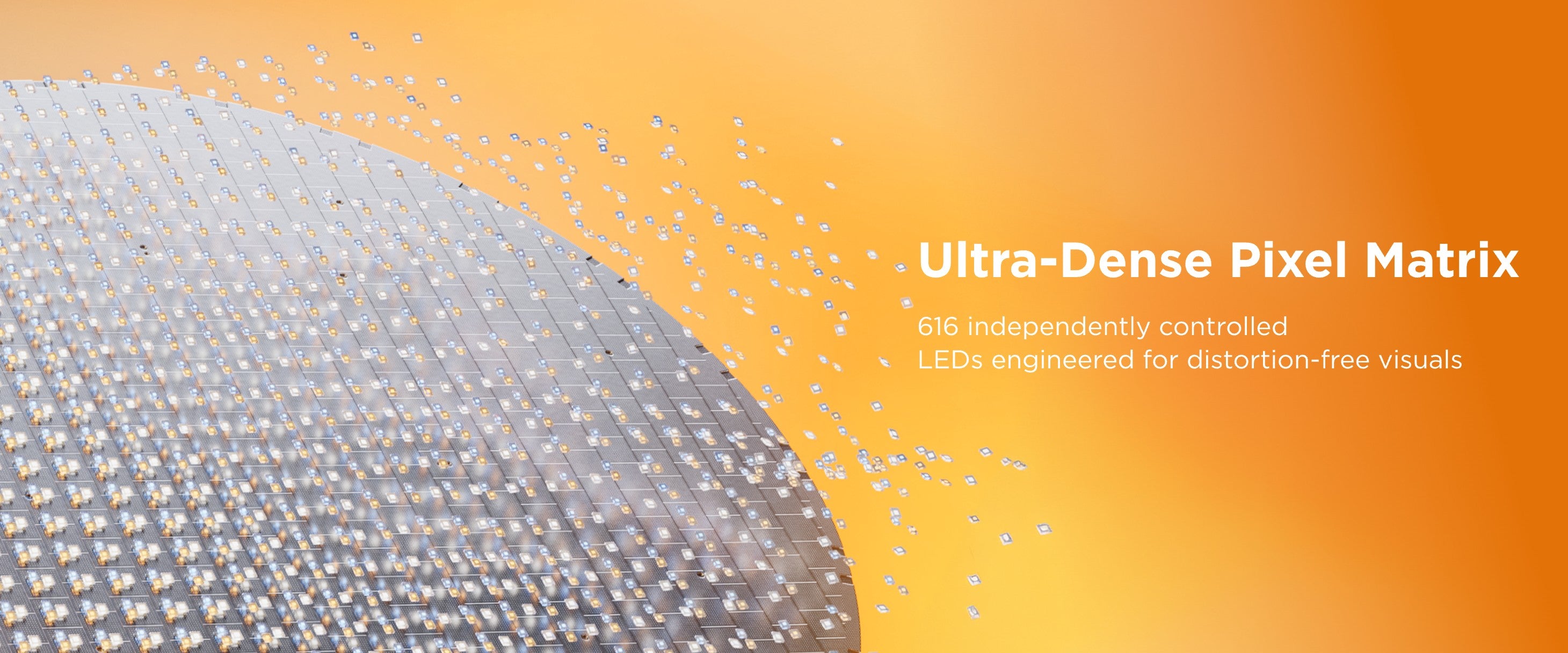 Matriz de píxeles ultra densa