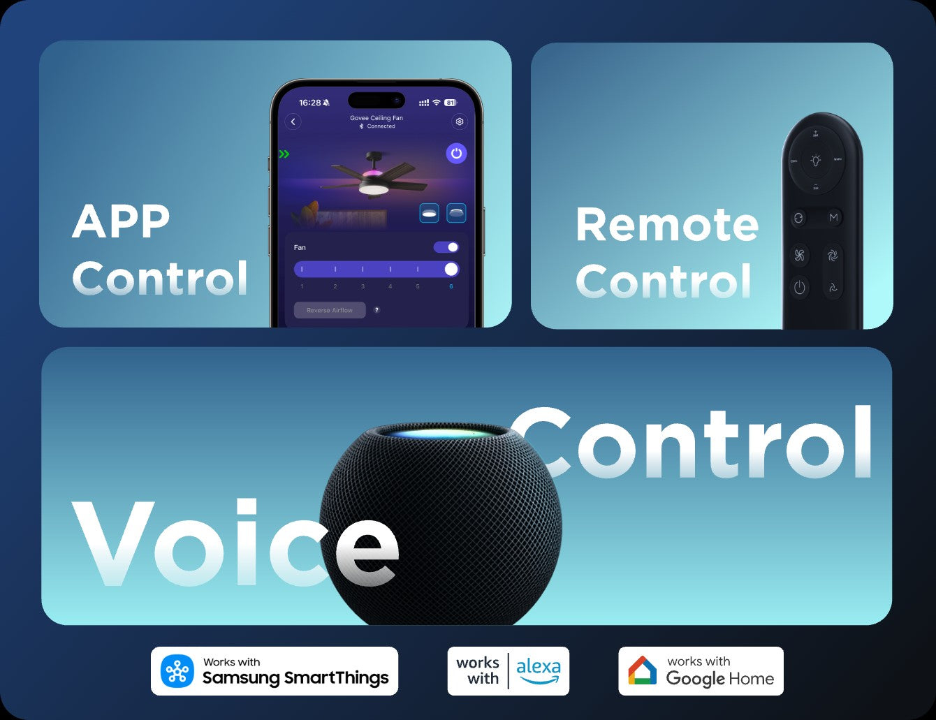 Compatible con control inteligente