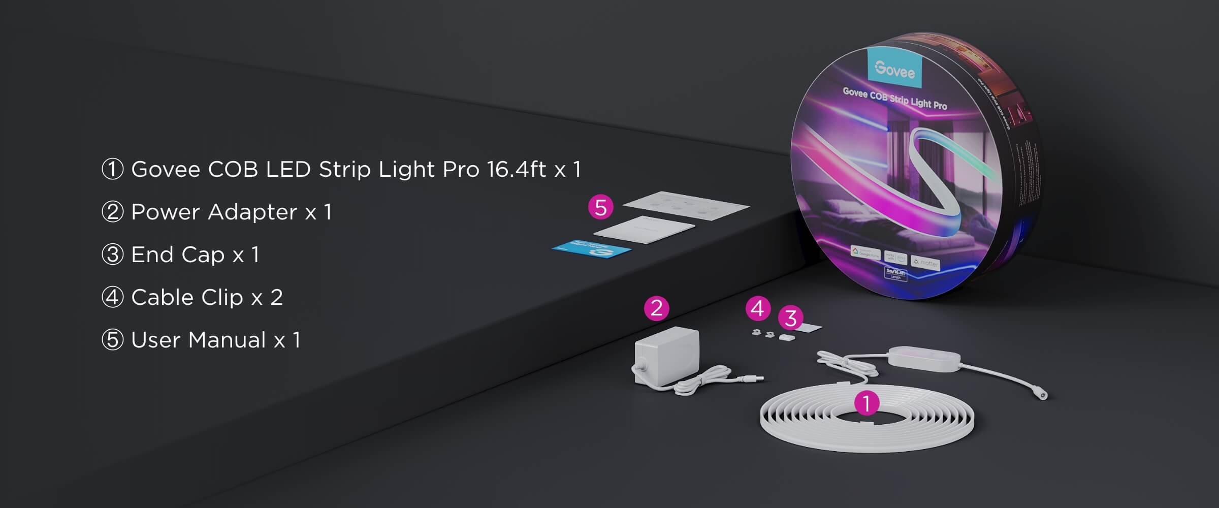 Tira LED Govee COB Pro