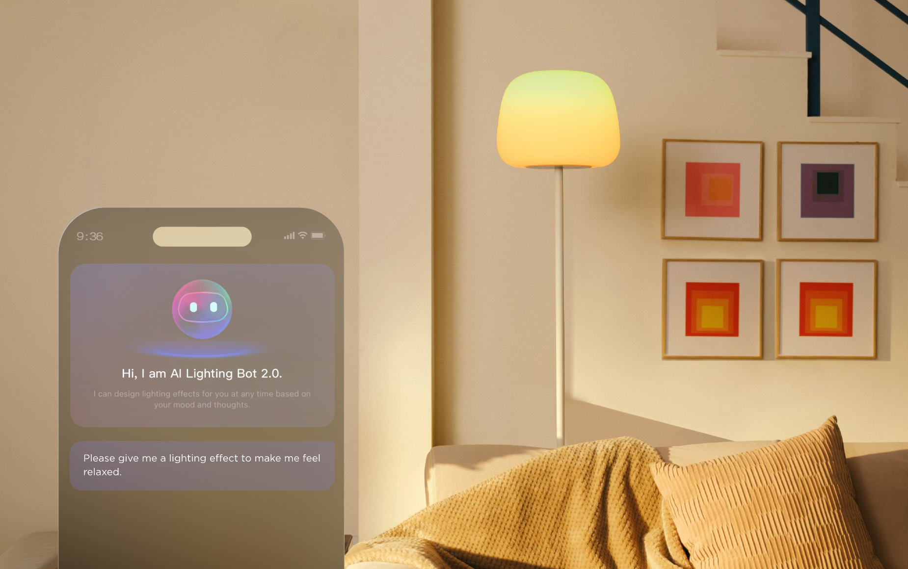 Disfruta de AI Lighting Bot 2.0