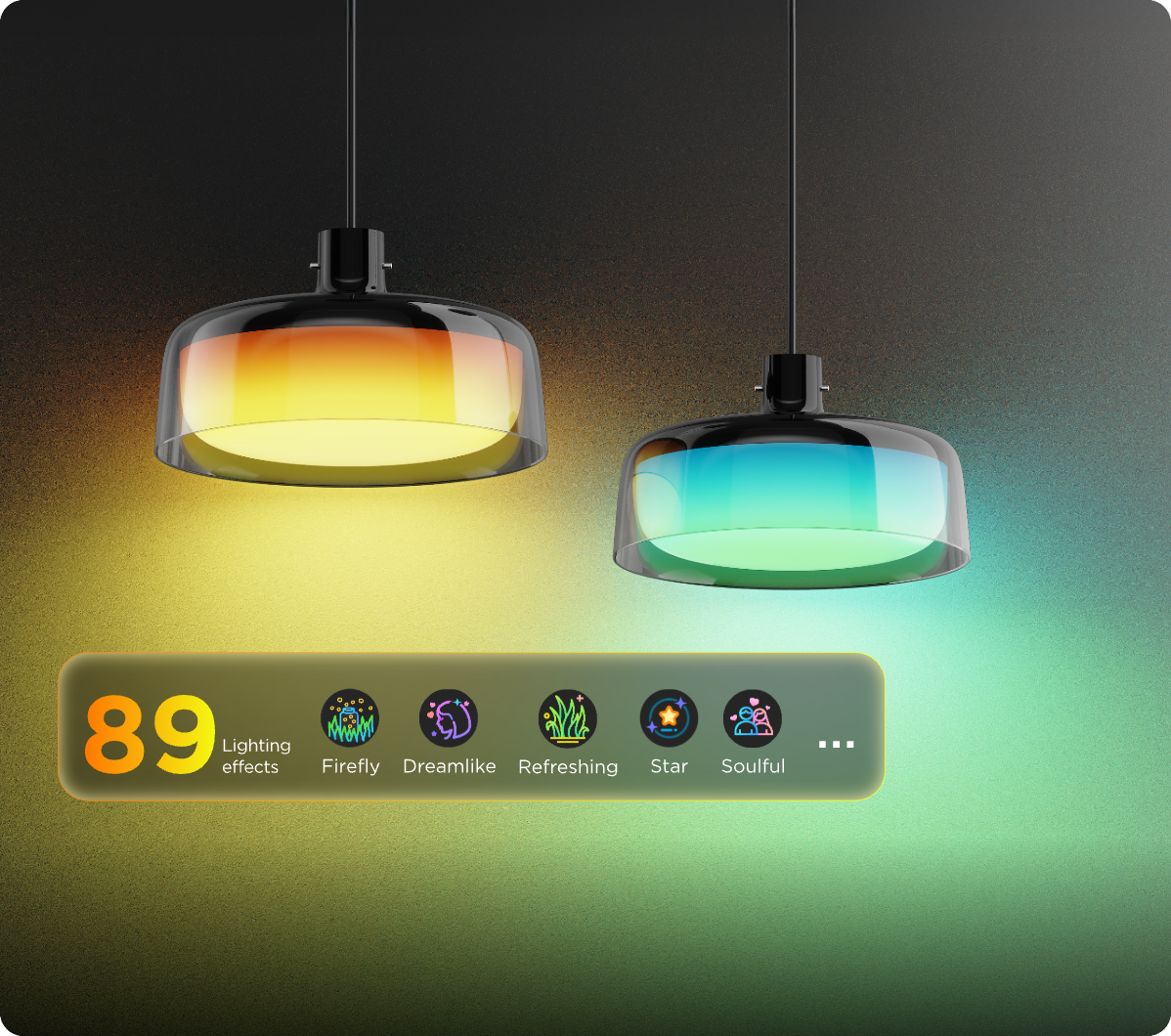 Efectos de iluminación intensos