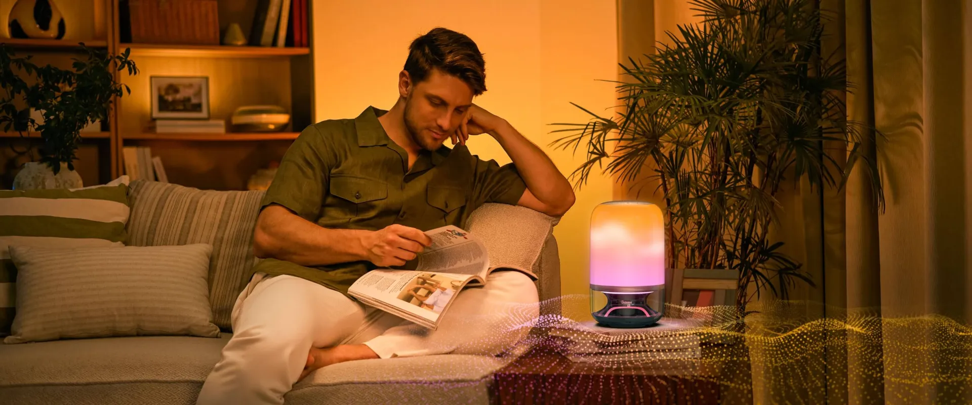 Una iluminación que fluye con la melodía